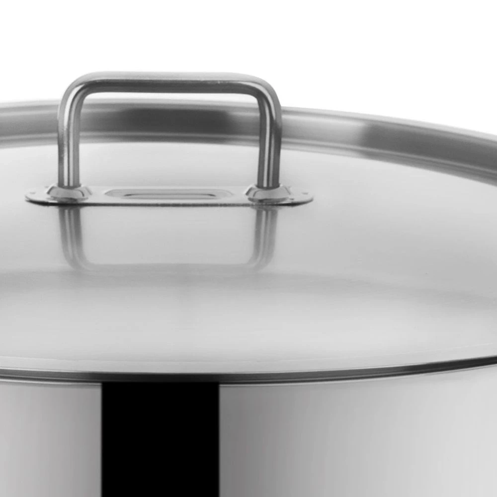 Garnek stalowy z pokrywką 40 cm, 30 l