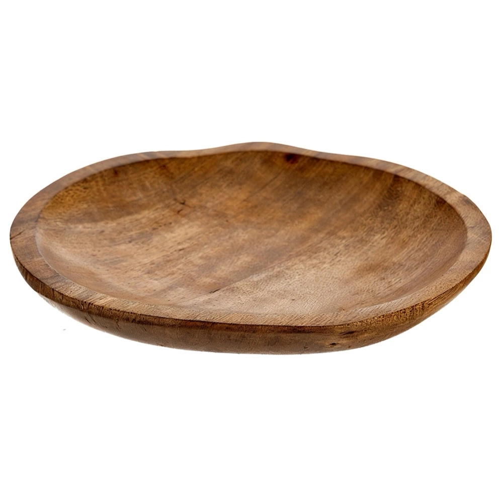 Talerz do serwowania drewniany MANGO 26x25 cm