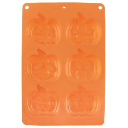 Forma do ciastek muffinek silikonowa Halloween 25x18x3 cm