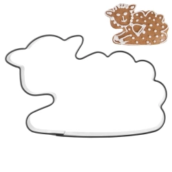 Wykrawacz do ciastek stalowy baranek 6,5 cm