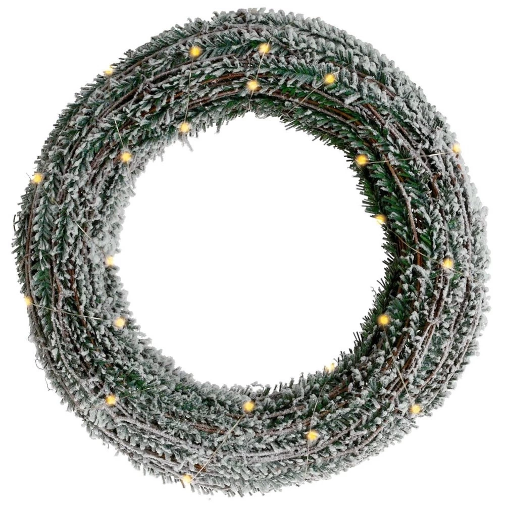 Stroik świąteczny świecący 30 LED 40 cm
