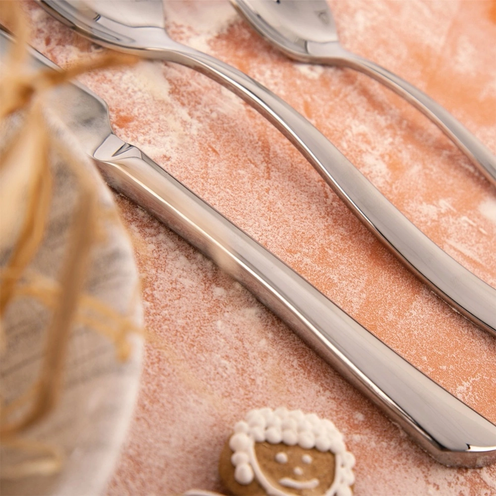 Zestaw sztućców stalowy dla 6 osób 24 el.