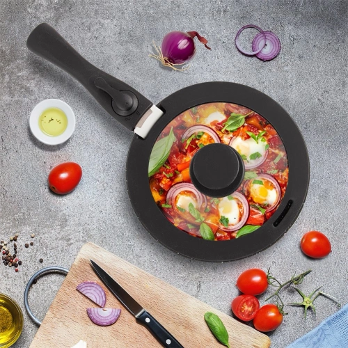 Pokrywka szklana silikonowa GRANDE COMBI 21 cm