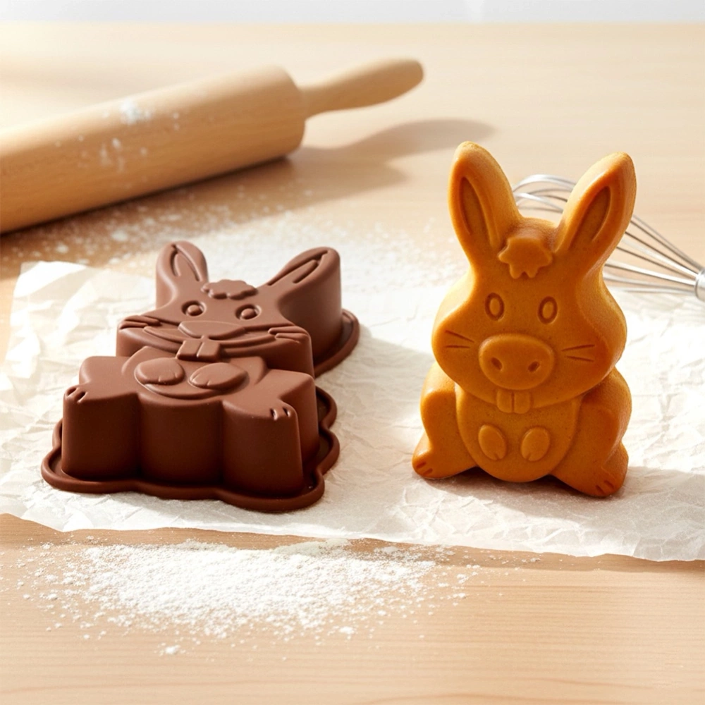 Forma do pieczenia silikonowa zając 19x13x4,5 cm