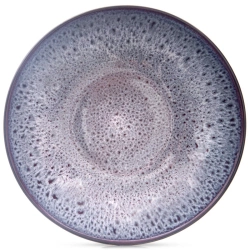 Talerz obiadowy głęboki ceramiczny fioletowy GLAZE 20,5 cm, 900 ml