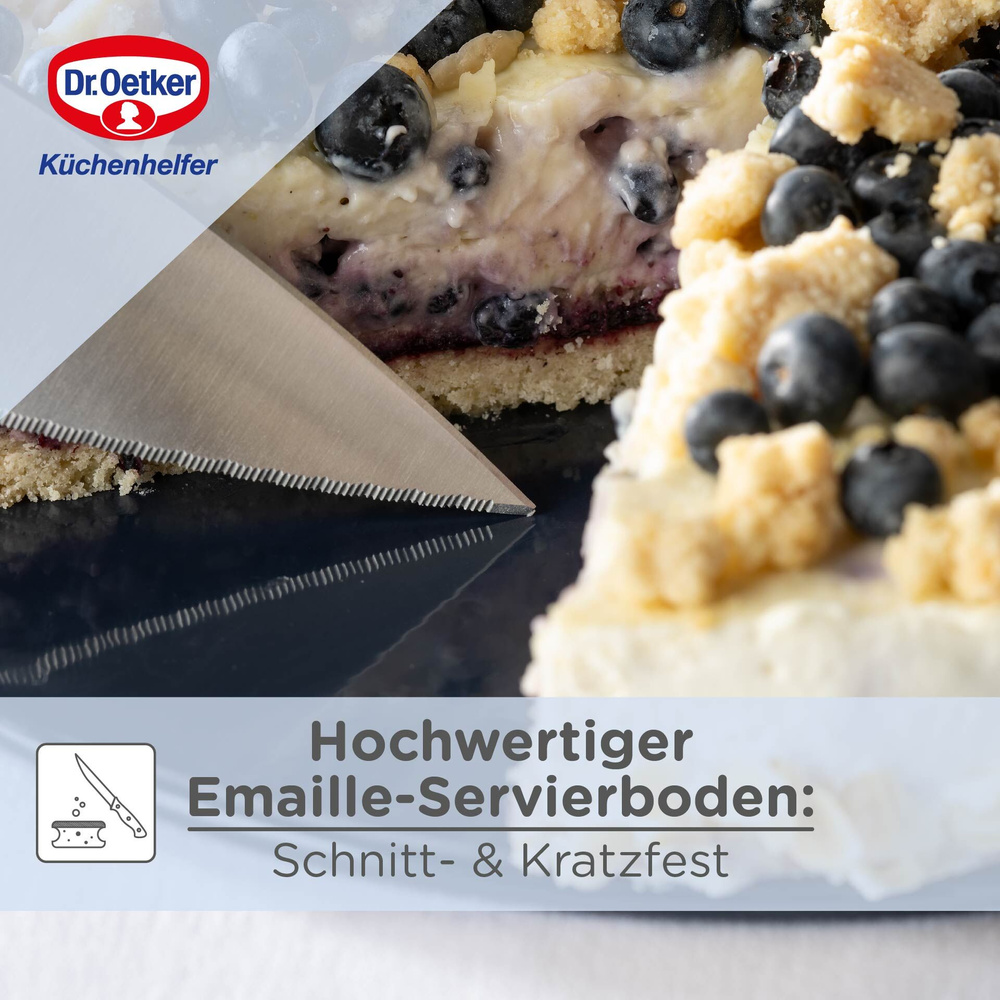 Forma do pieczenia, okrągła, Ø28 cm, emaliowana Dr. Oetker