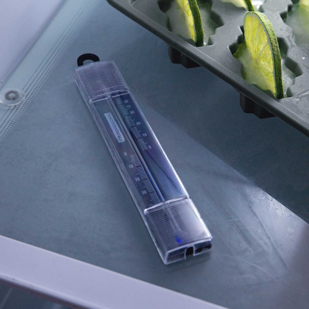 Termometr do zamrażarki, czarny, 2 częściowy FMprofessional