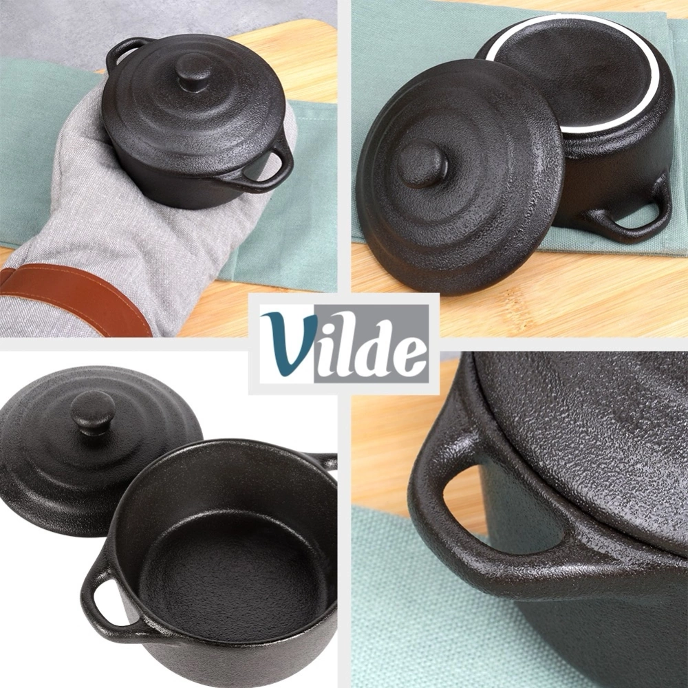 Miseczka do zapiekania porcelanowa z pokrywką 300 ml