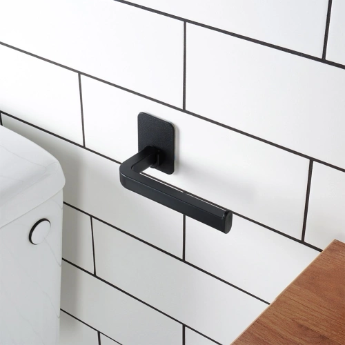 Uchwyt na papier toaletowy czarny 16,5 cm