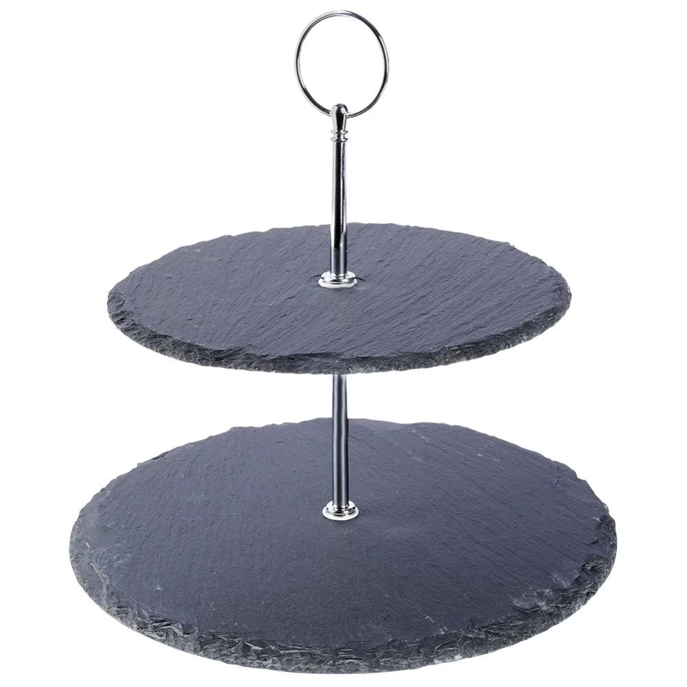 Patera kamienna 2-piętrowa 23 cm