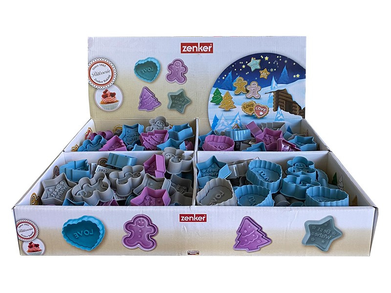 Foremka gwiazdka stempel wykrawacz do ciastek piernika świąteczny