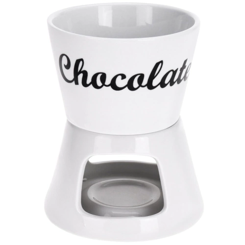 Zestaw do fondue porcelanowy 4 el.