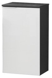 Szafka łazienkowa dolna, antracytowa, 1-drzwiowa, 1 półka Kara