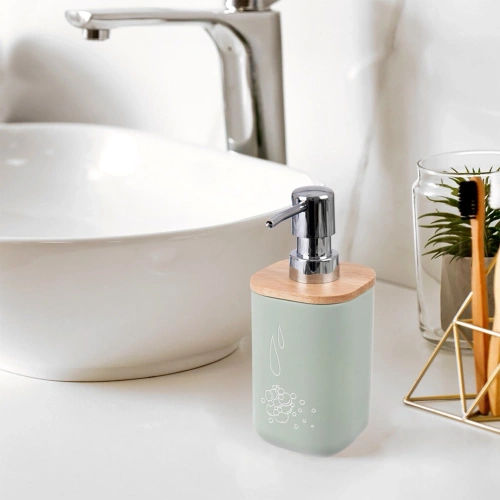 Dozownik do mydła zielony GREENISH 350 ml