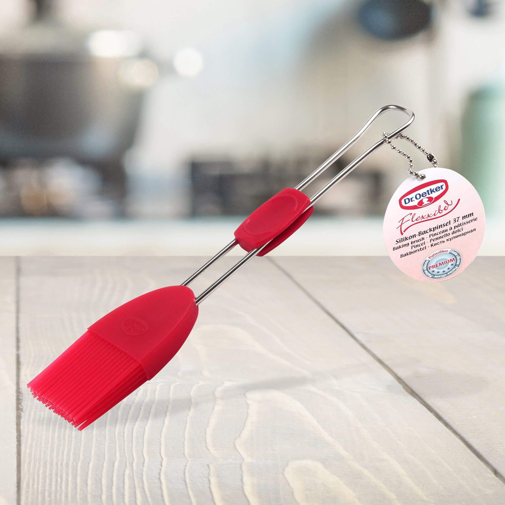 Pędzel do pieczenia i smażenia - elastyczność i wygoda  Dr. Oetker