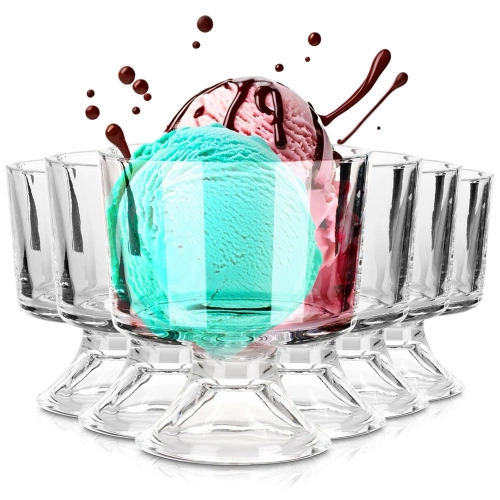 Pucharki do lodów szklane 290 ml 6 szt.