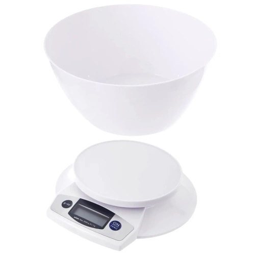 Waga kuchenna z misą elektroniczna 5 kg, 2,5 l