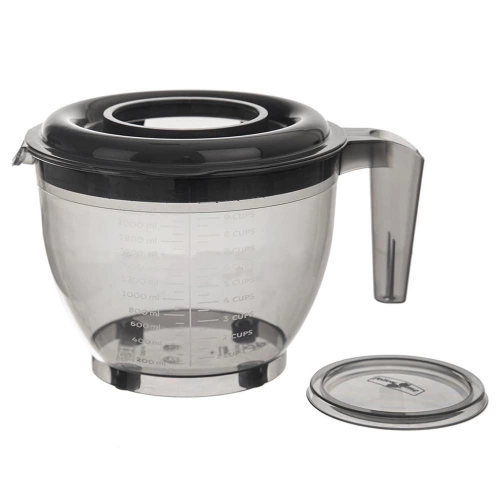 Miska kuchenna do miksowania z pokrywką miarka GREY 2,5 l