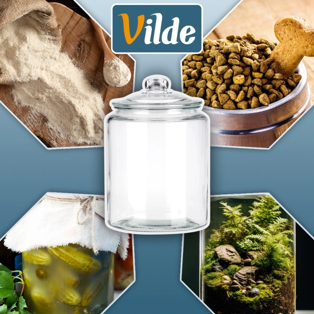 Pojemnik szklany z pokrywką i uszczelką 6 l