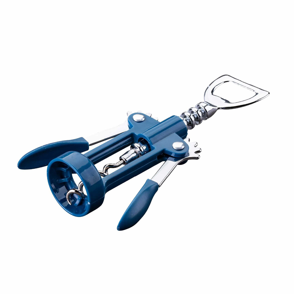 Korkociąg hebelkowy Essential, niebieski FACKELMANN