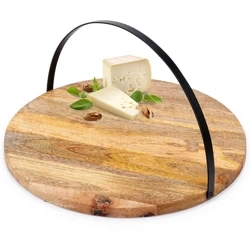 Deska do serwowania drewniana taca 38,5 cm
