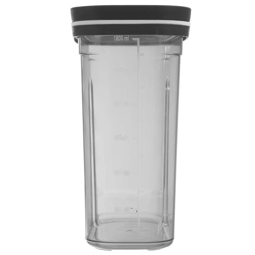 Pojemnik na produkty sypkie z dozownikiem szary GREY 1,8 l