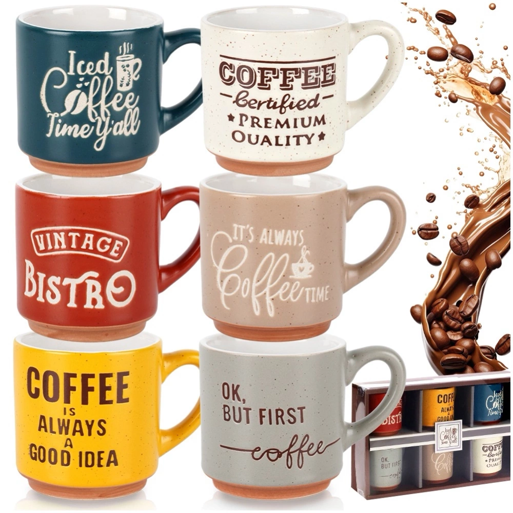 Kubki do espresso ceramiczne 110 ml 6 szt.