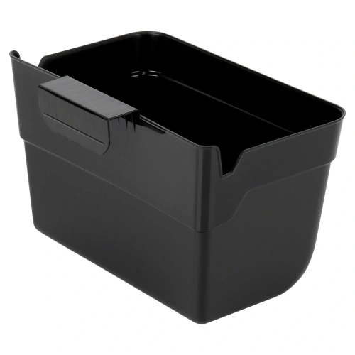 Pojemnik na obierki na drzwi czarny 2,5 l 22,5x15x13,5 cm