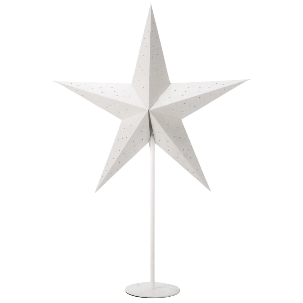Lampka stołowa gwiazda dekoracyjna papierowa 45x65 cm