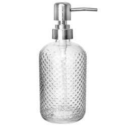 Dozownik do mydła szklany 430 ml