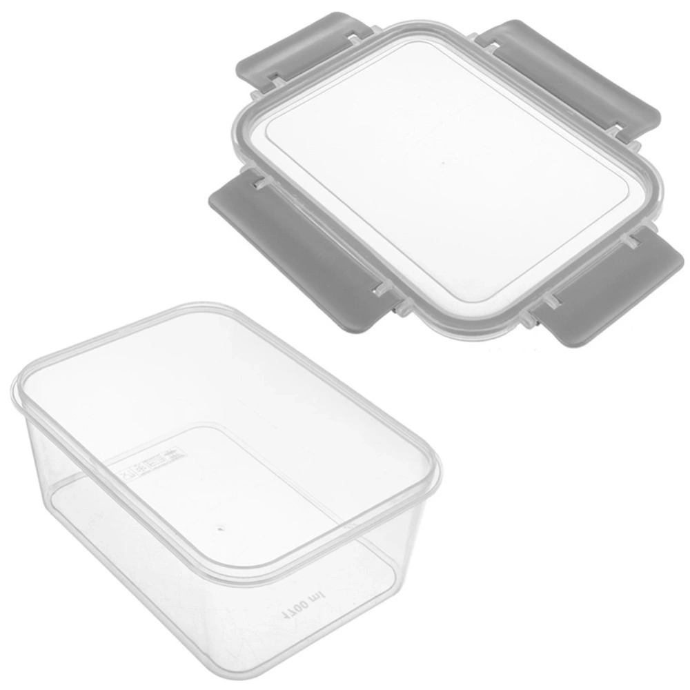 Pojemniki na żywność z pokrywką i uszczelką 4 szt.