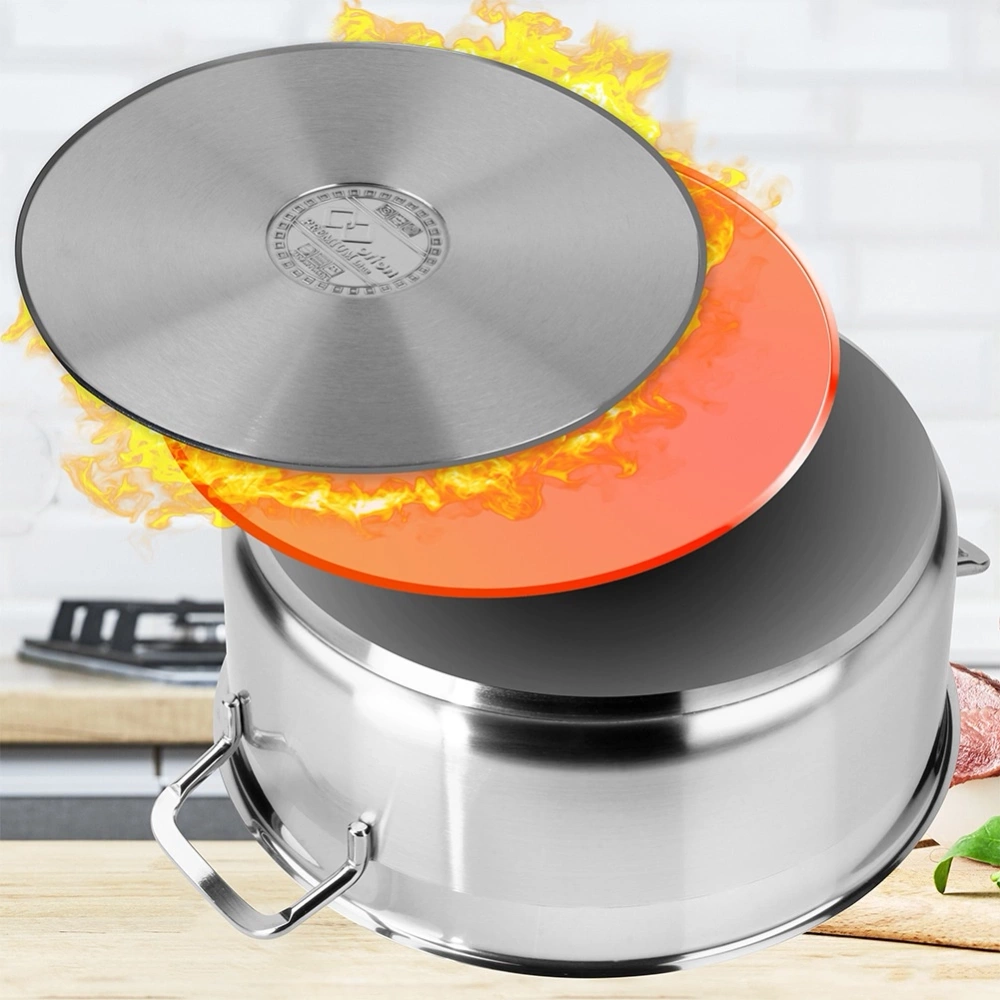 Garnek stalowy z pokrywką ANETT 30 cm, 8,5 l