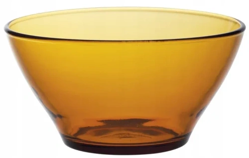 Miska szklana hartowana 510ml pomarańczowa Duralex
