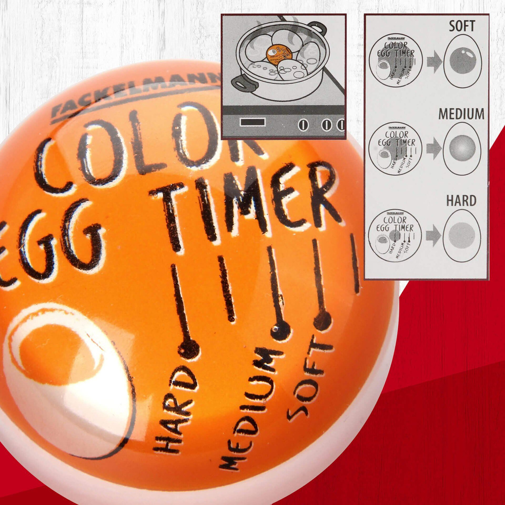 Wskaźnik gotowania Ei-Koch, 4 części, do garnków i patelni FACKELMANN