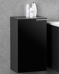 Szafka łazienkowa dolna, antracytowa, 1-drzwiowa, 1 półka Kara