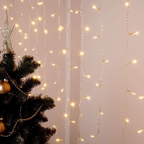 Kurtyna świetlna zewnętrzna 240 LED 2 m