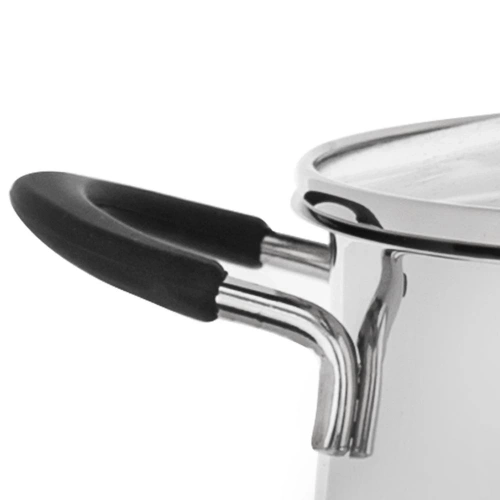Garnek stalowy ze szklaną pokrywką DALIE 22 cm, 4 l