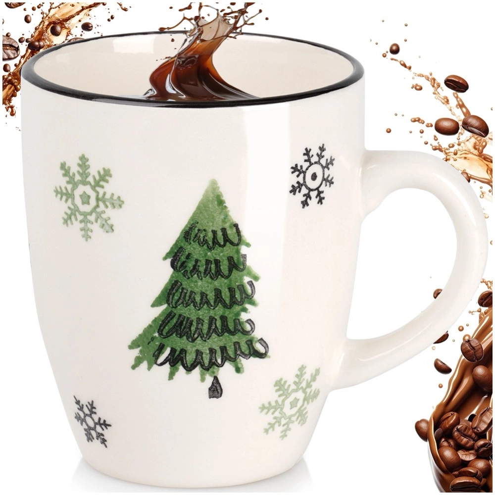 Kubek ceramiczny choinka 350 ml