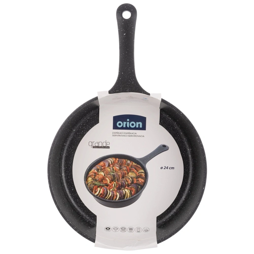 Patelnia granitowa głęboka GRANDE 24 cm, 2 l