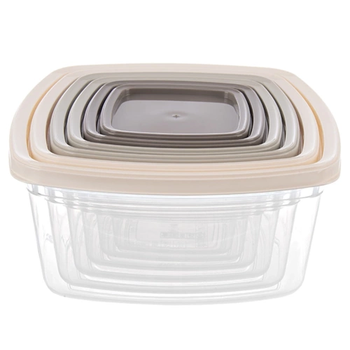 Pojemniki na żywność z pokrywką 6 szt.
