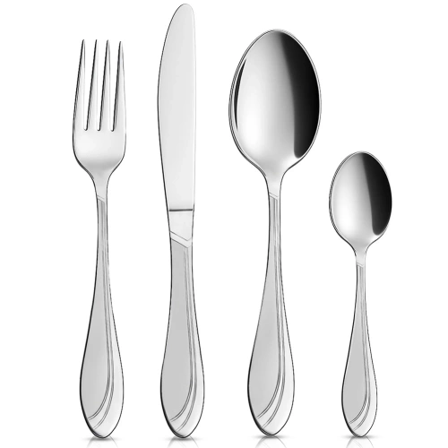 Zestaw sztućców stalowy dla 6 osób 24 el.