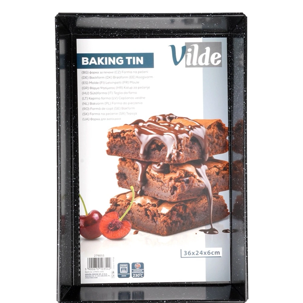 Forma do pieczenia granitowa 36x24x6 cm