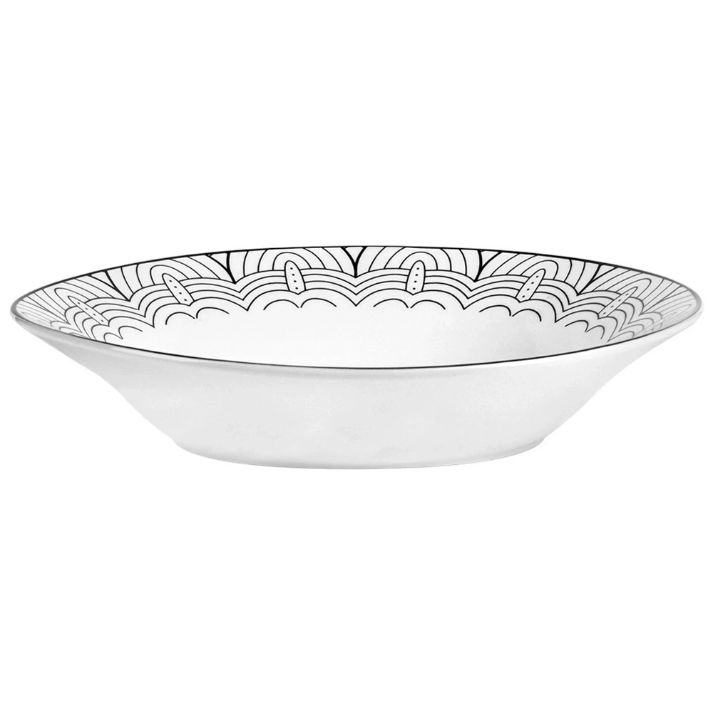 Talerz obiadowy głęboki porcelanowy MAYA 22,5 cm, 700 ml