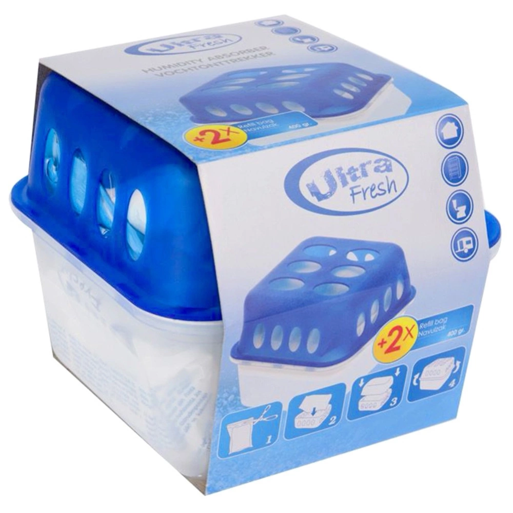 Pochłaniacz wilgoci z wkładami 2x 400 g 750 ml