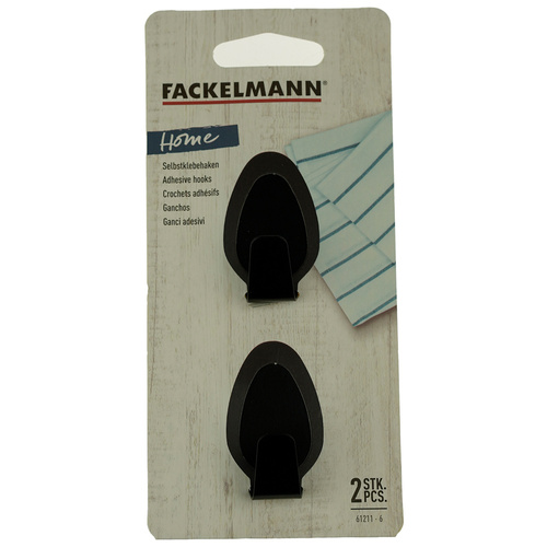 Wieszak, haczyk uniwersalny czarny Fackelmann 61211