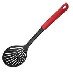 Łyżka cedzakowa, ażurowa 32 cm czerwona Arcadalina FACKELMANN 23896