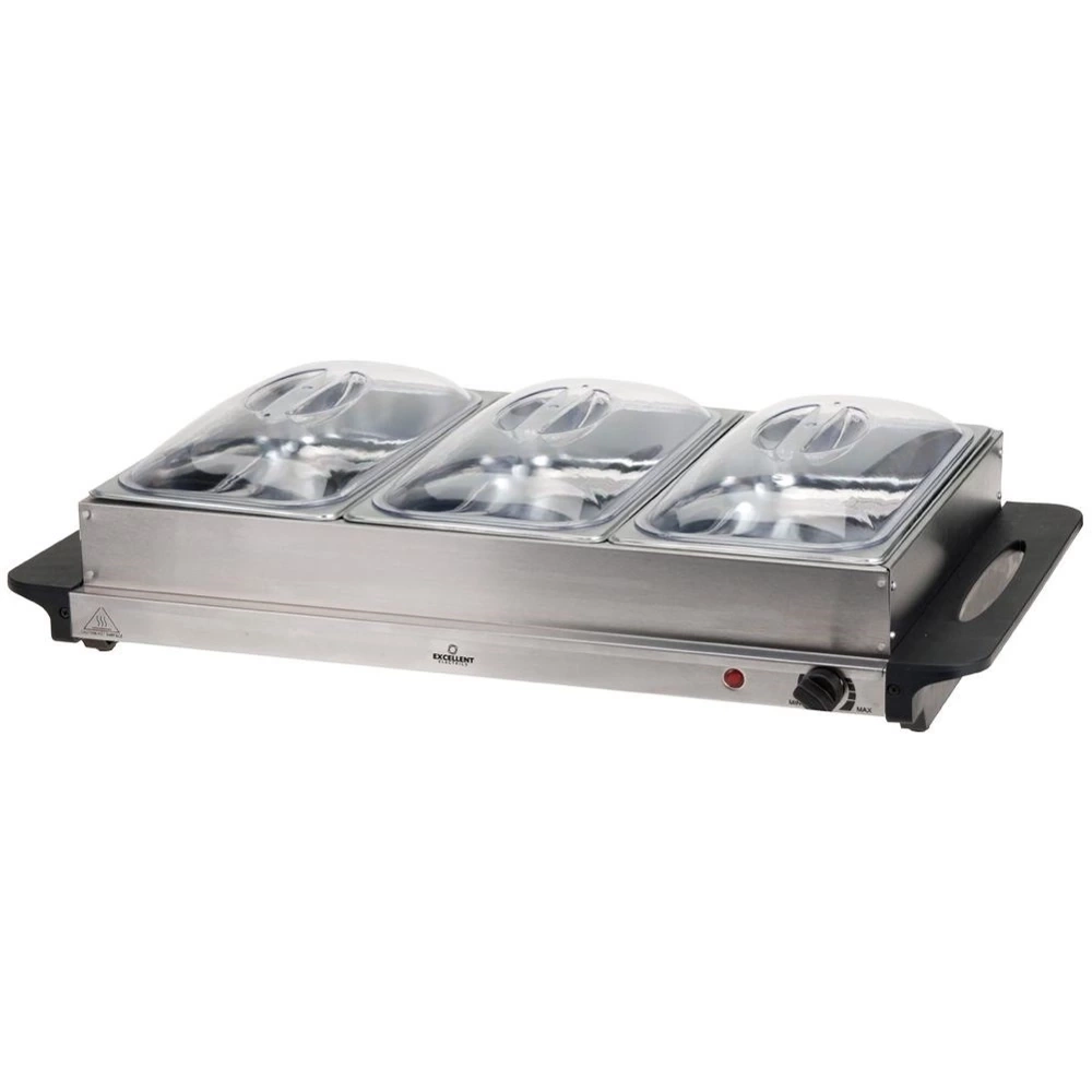Podgrzewacz elektryczny do potraw stalowy 65x27x17 cm