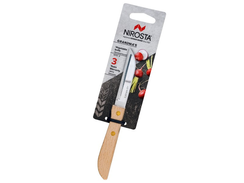 Nóż do warzyw 17 cm/ 7,5cm kuchenny NIROSTA 41712