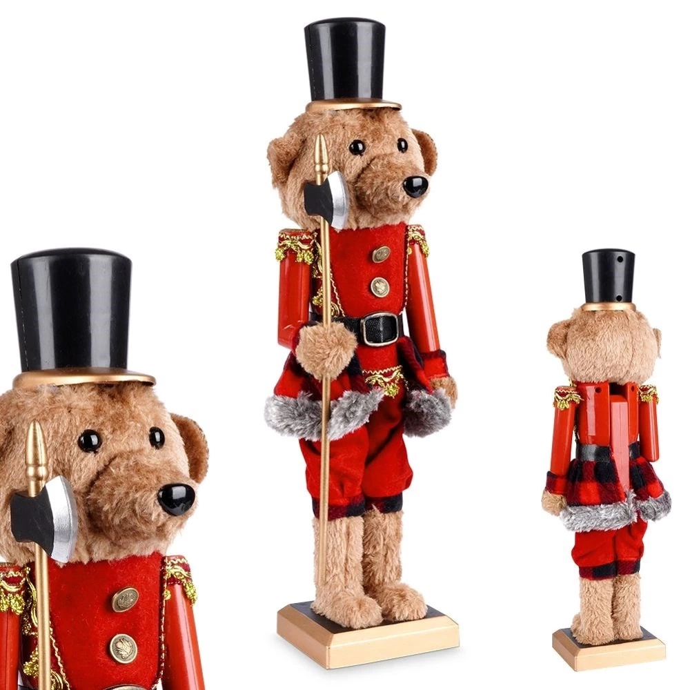 Figurka świąteczna miś 39 cm