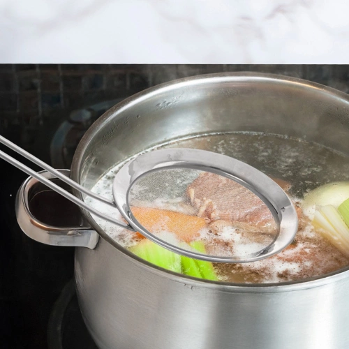 Sitko kuchenne stalowe z uchwytem 12,5 cm